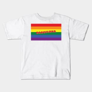 Barcelona Pride: Celebrate Love, Equality and Diversity Kids T-Shirt